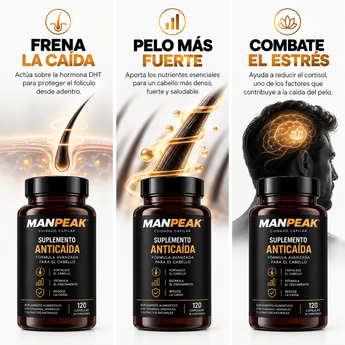 Manpeak - Capsulas Anticaida