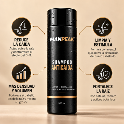 SHAMPOO ANTICAIDA MANPEAK